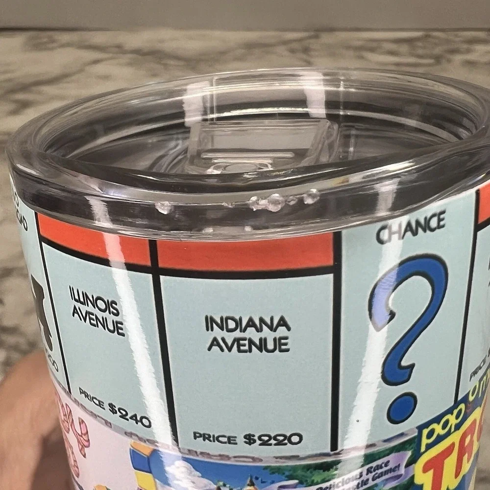 Unique Classic Board Games 20-oz Stainless Steel Tumbler, Water Bottle, Fun